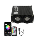 Azimom Bluetooth/rf Control Dual Color 32W Sound Activated Fiber Optic Light .... Fixed Price $102.76.