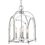 Crystorama Kai Light 17" Pendant, Silver/chrome - ED444114CH. Fixed Price $199.99.
