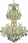 Exquisite Maria Theresa Gold Crystal Chandelier, Ul-listed. Fixed Price $6039.00.