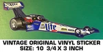 Top Fuel Miller Lite - Vintage Original Decal Sticker Drag Racing Nhra. Fixed Price $9.41.