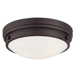 Minka Lavery Vantage 2-LIGHT 13.25"W Flush Mount Fixture, 823-167 -lathan Bronze. Fixed Price $87.59.