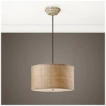 Pendant Light 22" Farmhouse Burlap Weave Drum Shade For Dining Room Foyer. Fixed Price $453.60.