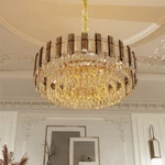 3/4/5 Layers Crystal Living Room Chandelier Glossy Home Pendant Light Fixture. Fixed Price $239.90.