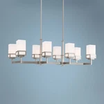 Livex Lighting Harding 40 1/4" Nickel Kitchen Island Chandelier. Fixed Price $1499.96.