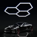 Modern Hexagon Led Garage Light, Super Bright 105W 12600LM 65000K Daylight Wh.... Fixed Price $87.29.
