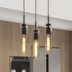 3 Pack Black Led Pendant Light Modern Ceiling Chandelier Kitchen Bedroom Fixture. Fixed Price $102.99.