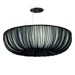 White Stonegate Designs Phoebe Round Pendant Light 30" Silk Nickel Msrp $1100. Fixed Price $449.88.