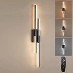 Benkut Modern Led Wall Sconce Black Remote Light Fixtures For Bathroom. Fixed Price $139.73.