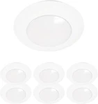 Halo Hlce 6 Inch Integrated Led Recessed Disk Light, 3000K, 900 Lumens, Cri,. Fixed Price $45.50.