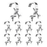 Truss 1.18-2 Inch, 10 Pack Olaalite Stage Lights Clamps, Silver. Fixed Price $31.70.