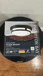 Hampton Bay Medium Flush Mount Led Ceiling Light Black Adjustable 1002 857 333. Fixed Price $18.00.