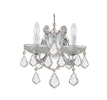 Crystorama 4472-CH-CL-SAQ Maria Theresa 2-LIGHT Swarovski Spectra Crystal Sconce. Fixed Price $434.00.