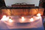 Renwil Creswell 5 Light Pendant Ceiling Oil Rubbed Bronze, Edison Bulbs. Fixed Price $349.95.