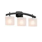 Justice Design Fusion Archway 3-LT Bath, Oval/ck/bk E26 FSN-8593-30-FRCR-MBLK. Fixed Price $390.00.