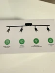 Bojim Flexible Led Track Lighting, 4-LIGHT Black Fixtures Ceil.... Fixed Price $35.00.