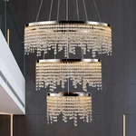 Luxury 3 Tiers Crystal Chandelier Chrome Large Fixtures Ceiling Pendant Light. Fixed Price $173.99.