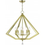 Livex Lighting Diamond 8 Chandelier Polished Brass. Fixed Price $1266.33.