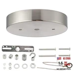 Eifhyt Canopy Kit For Chandelier, 5 1/8 Ceiling Lighting Modern Steel Silver. Fixed Price $18.09.