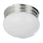 Filament Design Lenor 2-LIGHT Brushed Nickel Incandescent Wall Flush Mount. Fixed Price $21.95.
