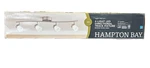 Hampton Bay 3 Ft. Brushed Nickel Integrated Led Mounted Hardwired Track Kit. Fixed Price $31.49.