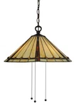 Meyda Tiffany 130744 Belvidere Light 20"W Hand-crafted Pendant Multicolor. Fixed Price $499.50.