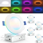Sunco 4 Pack Smart Led Recessed Ceiling Lights Ultra Thin Night Rgb. Fixed Price $61.74.