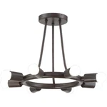 Crystorama 9043-CZ Dakota Semi-flush Mount Charcoal Bronze. Fixed Price $127.82.