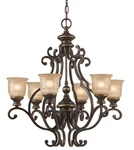 Crystorama Lighting Group 7416 Norwalk 28"W Chandelier - Bronze. Fixed Price $708.82.