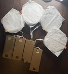 Halo 6 Slim Canless Led Downlight 4 Pack 5CCT New Construction Open Box. Fixed Price $36.99.