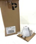 Lot Of 16 Progress Lighting 5 In. PAR30 White Step Baffle Recessed Trim P868-28. Fixed Price $133.60.