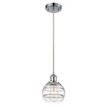 Innovations Rochester 6" Cord Mini Pendant, Ch/cl 516-1P-PC-G556-6CL. Fixed Price $215.60.