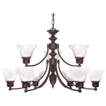 Nuvo Lighting 60/362 Empire 9 32 Inch Old Bronze Chandelier Ceiling. Fixed Price $457.99.