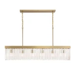 Crystorama Emory 6 Light Chandelier, Modern Gold EMO-5407-MG. Fixed Price $1998.00.