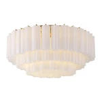 Crystorama Lighting Group ADD-331-WH Addis 16 32"W Flush Brass. Fixed Price $2238.40.