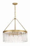 Crystorama Lighting Group EMO-5406 Emory 8 24"W Crystal Gold. Fixed Price $1398.00.