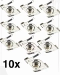 10X Wac Lighting T-barclip Chrome Track Component Ceiling Ten New. Fixed Price $9.98.