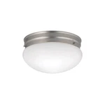 Kichler Ceiling Space Flush Mount 2LT, Brushed Nickel, White - 209NI. Fixed Price $44.99.