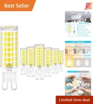 G9 Led Bulb 6W Daylight White 6000K 360 Beam Non-dimmable Crystal Chandelier. Fixed Price $21.97.