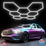 Modern Hexagon Garage 38880LM Ultra Bright 6500K Daylight White 8-GRID. Fixed Price $130.70.