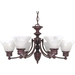 Nuvo Lighting 60/358 Empire 26 Inch Old Bronze Chandelier Ceiling. Fixed Price $257.99.