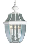 Livex Lighting 2355-03 Monterey 12.5 Inch White Outdoor Pendant Lantern. Fixed Price $459.96.