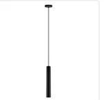 Eglo Tortoreto 2.36 In. X 15.75 1-LIGHT Matte Black Pendant W/ Shade. Fixed Price $14.99.