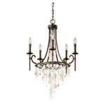 Murray Feiss F2663/5HTBZ Cascade Bulb Heritage Bronze Chandelier. Fixed Price $329.99.