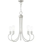 Livex Lighting 42925-91 Bari Chandelier Brushed Nickel. Fixed Price $239.97.