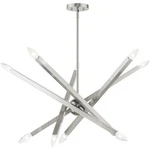 Livex Lighting 46986-91 Monaco Chandelier Brushed Nickel. Fixed Price $669.96.
