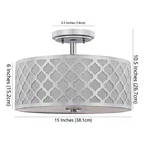 Safavieh Kora Flush Mount, Reduced Price 2172762799 FLU4000C. Fixed Price $89.00.