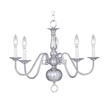 New Maxim Lighting 7103SN 5-LIGHT Classic Candle Chandelier Satin Nickel Nib. Fixed Price $50.00.