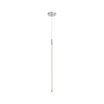 Kuzco Motif 27" Led Pendant, Chrome/clear PD75027-CH. Fixed Price $193.60.
