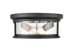 Millennium Lighting 4402 Bresley 12"W Outdoor Flush Mount - Black. Fixed Price $159.90.