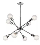Kichler Armstrong Light 30" Wide 2 Tier Sputnik Chandelier. Fixed Price $199.97.